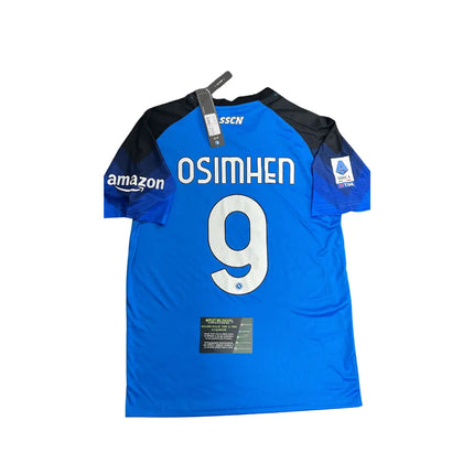 NAPOLI HOME JERSEY 2022/23 WITH SCUDETTO PATCH, SERIE A PATCH AND UPBIT PATCH