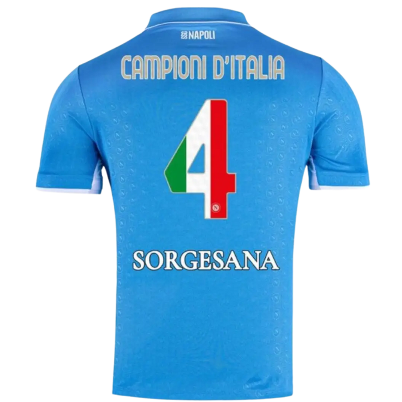 NAPOLI HOME SPECIAL ITALIAN CHAMPIONS JERSEY 2024/25