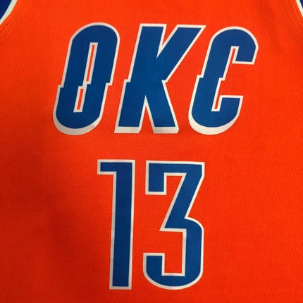Oklahoma City 2021/22 Orange NBA Jersey