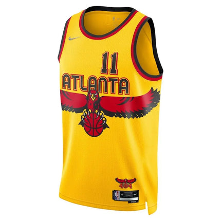 NBA Atlanta Hawks Nike "City Edition" Yellow Jersey 2021/22
