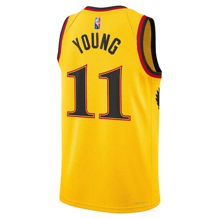 NBA Atlanta Hawks Nike "City Edition" Yellow Jersey 2021/22
