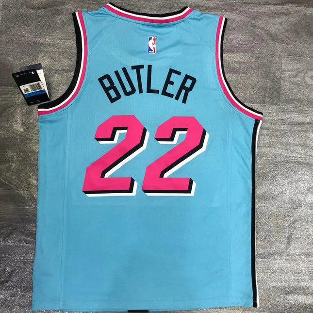 Maglia NBA Azzurra Miami Heat 2021/22_maglia_calcio_prezzo_basso_ L’OutfitdelCalcio.
