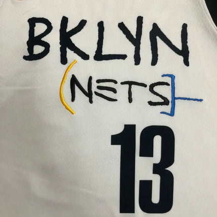 NBA White Jersey "BKLYN" Brooklyn Nets 2021/22