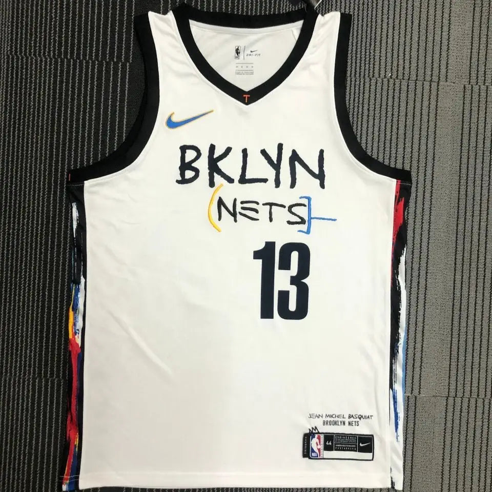 NBA White Jersey "BKLYN" Brooklyn Nets 2021/22
