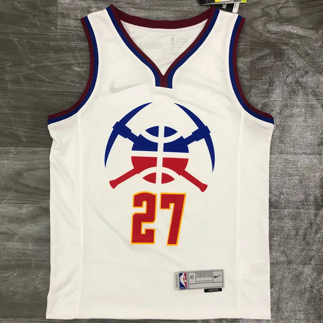 Maglia NBA Bianca Denver Nuggets 2021/22_maglia_calcio_prezzo_basso_ L’OutfitdelCalcio.