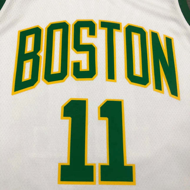 Maglia NBA Bianca-Gialla-Verde Celtics 2021/22_maglia_calcio_prezzo_basso_ L’OutfitdelCalcio.