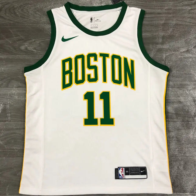 Maglia NBA Bianca-Gialla-Verde Celtics 2021/22_maglia_calcio_prezzo_basso_ L’OutfitdelCalcio.