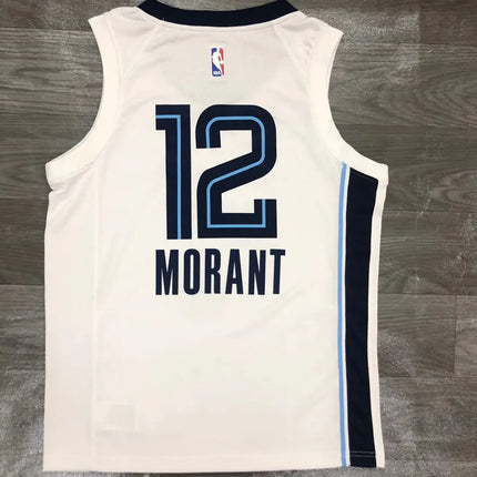 White NBA Grizzlies Jersey 2021/22