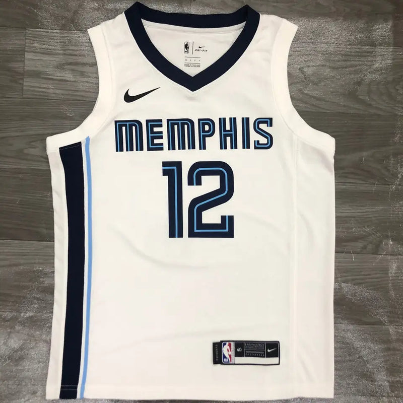 White NBA Grizzlies Jersey 2021/22