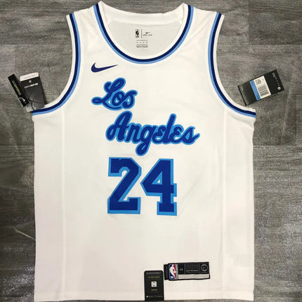 White NBA "Los Angeles" Lakers 2021/22 Jersey