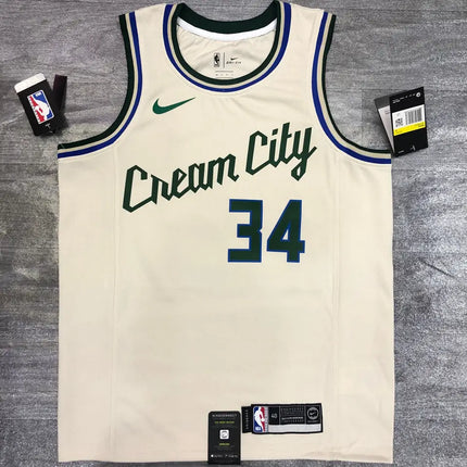 NBA White Milwaukee Bucks Jersey 2021/22