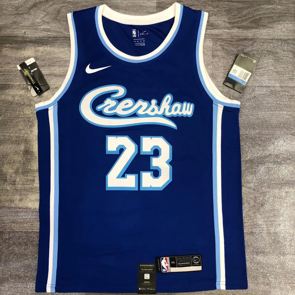 NBA Blue "Crenshaw" Lakers Jersey 2021/22