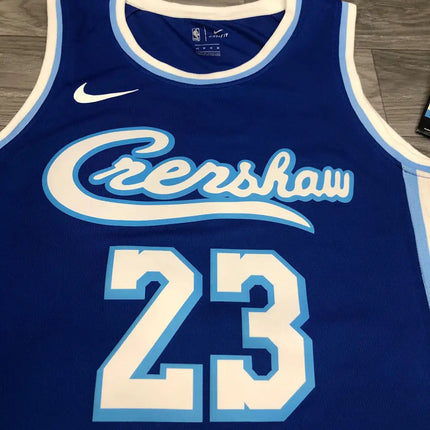 NBA Blue "Crenshaw" Lakers Jersey 2021/22