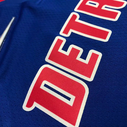 NBA Detroit Pistons City Edition Blue Jersey 2021/22