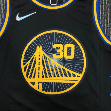 Maglia NBA Golden State Warriors Nero “Stephen Curry Special Edition #2974” City Edition 2021/22