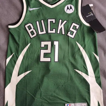 NBA Jrue Holiday Milwaukee Bucks 2021/22 Playoff Jersey