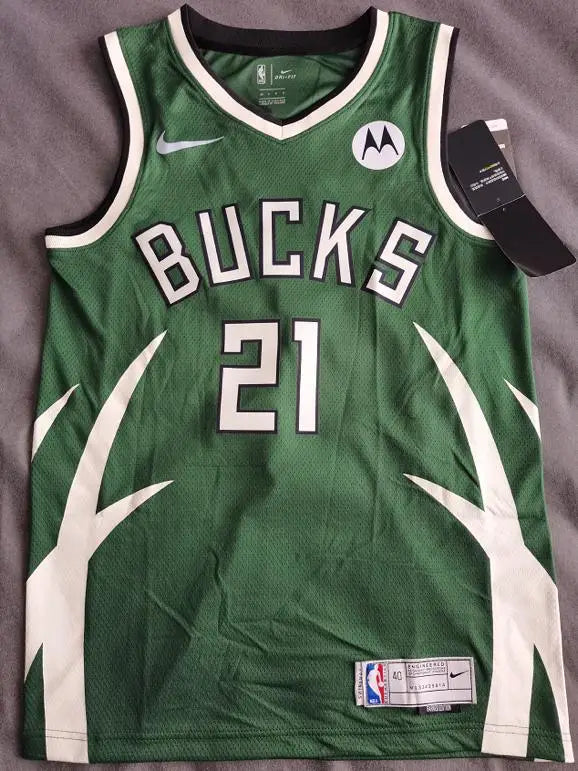 NBA Jrue Holiday Milwaukee Bucks 2021/22 Playoff Jersey