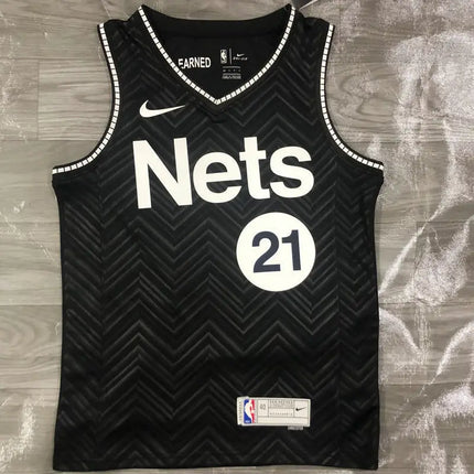 Black NBA Brooklyn Nets Jersey 2021/22