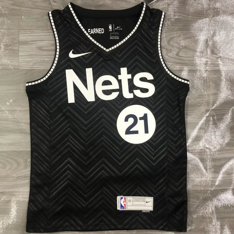 Black NBA Brooklyn Nets Jersey 2021/22