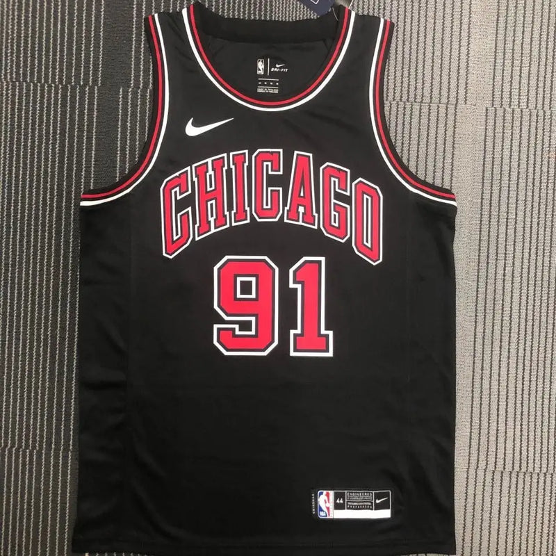 NBA Black Chicago Bulls Jersey 2021/22
