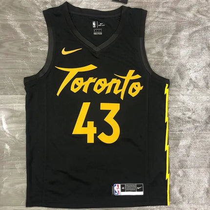 Black-Yellow NBA Jersey Toronto Raptors 2021/22