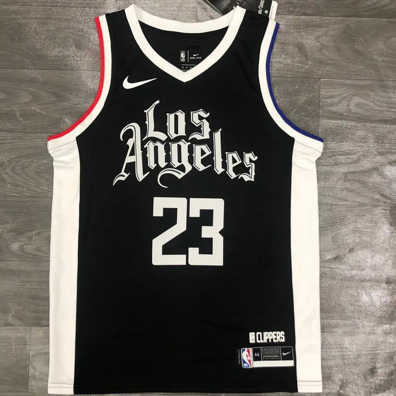 Black NBA LA Clippers Jersey 2021/22