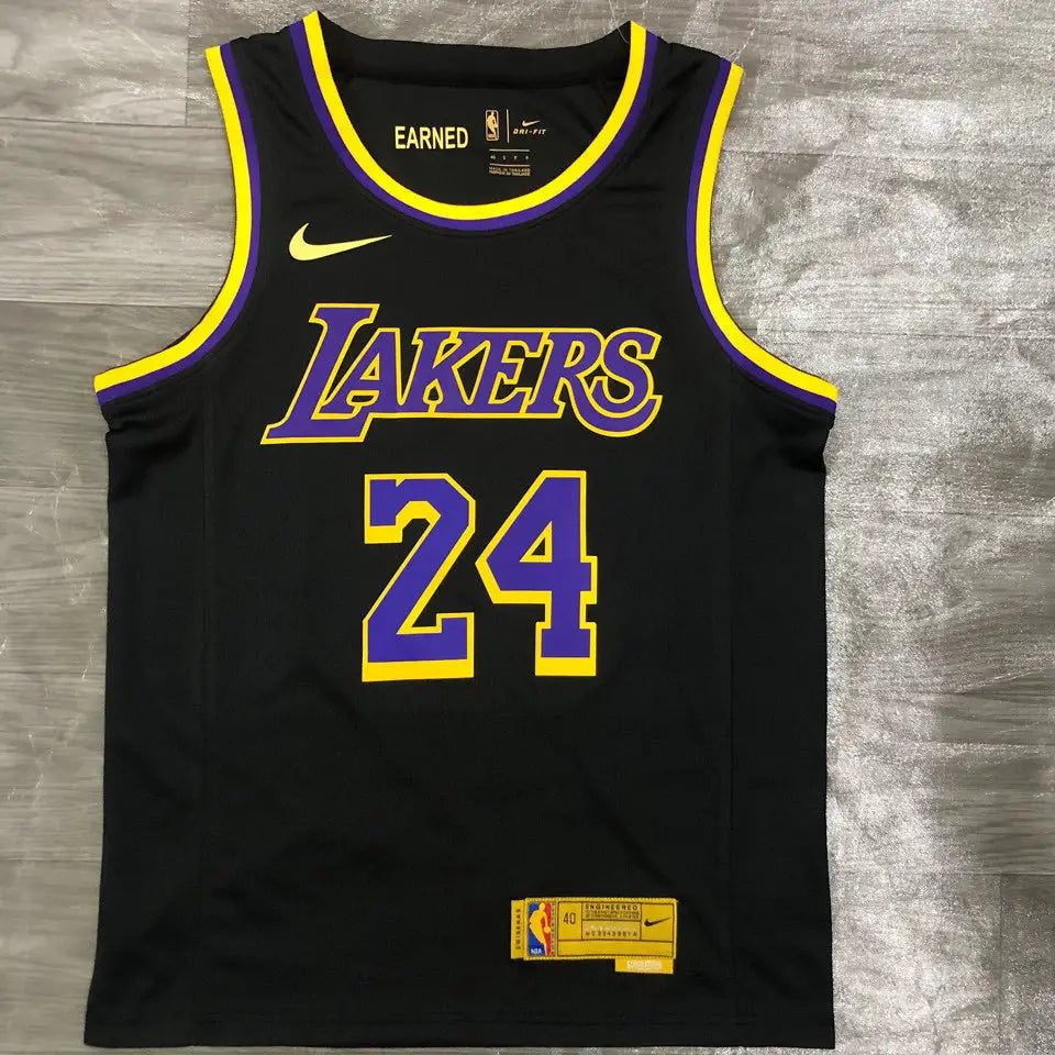 Black NBA Lakers Jersey 2021/22