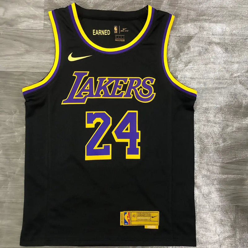 Black NBA Lakers Jersey 2021/22