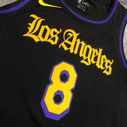 NBA Black "Los Angeles" Lakers 2021/22 Jersey