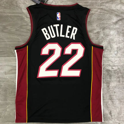 Black-Red Miami Heat NBA Jersey 2021/22