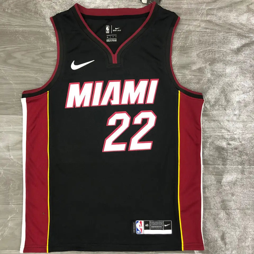 Black-Red Miami Heat NBA Jersey 2021/22
