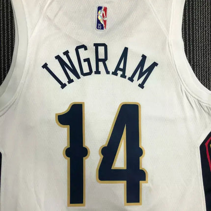 NBA New Orleans Pelicans White Jersey 2021/22