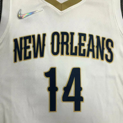 NBA New Orleans Pelicans White Jersey 2021/22