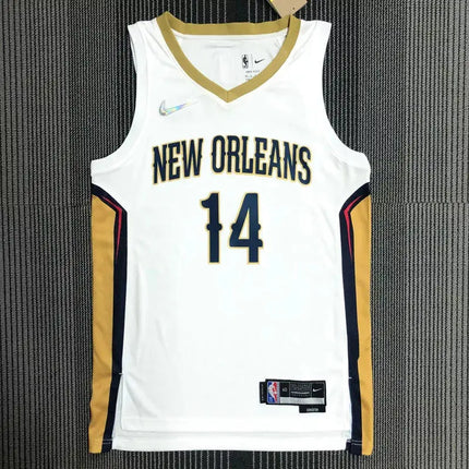 NBA New Orleans Pelicans White Jersey 2021/22