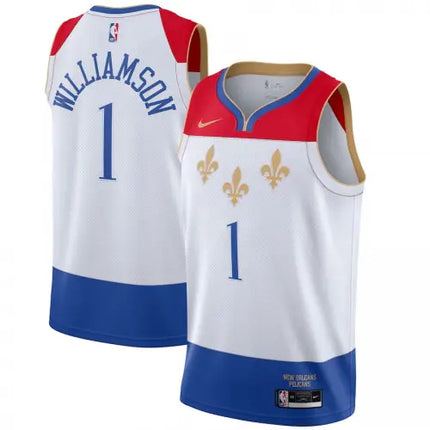 NBA New Orleans Pelicans City Edition White Jersey 2020/21