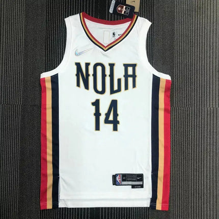 NBA New Orleans Pelicans City Edition White Jersey 2021/22
