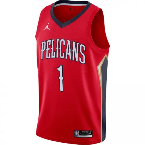 Maglia NBA New Orleans Pelicans Rossa 2020/21_maglia_calcio_prezzo_basso_ L’OutfitdelCalcio.
