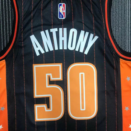 NBA Orlando Magic City Edition Black and Orange 2021/22 Jersey