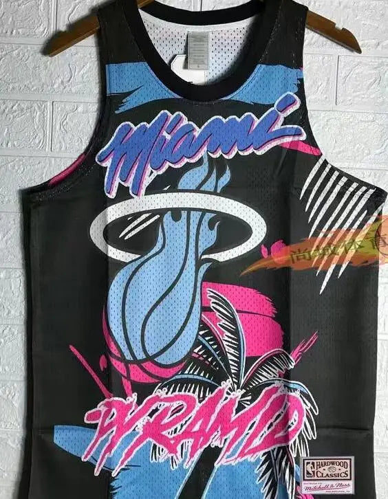 NBA Retro Mitchell And Ness Miami Jersey