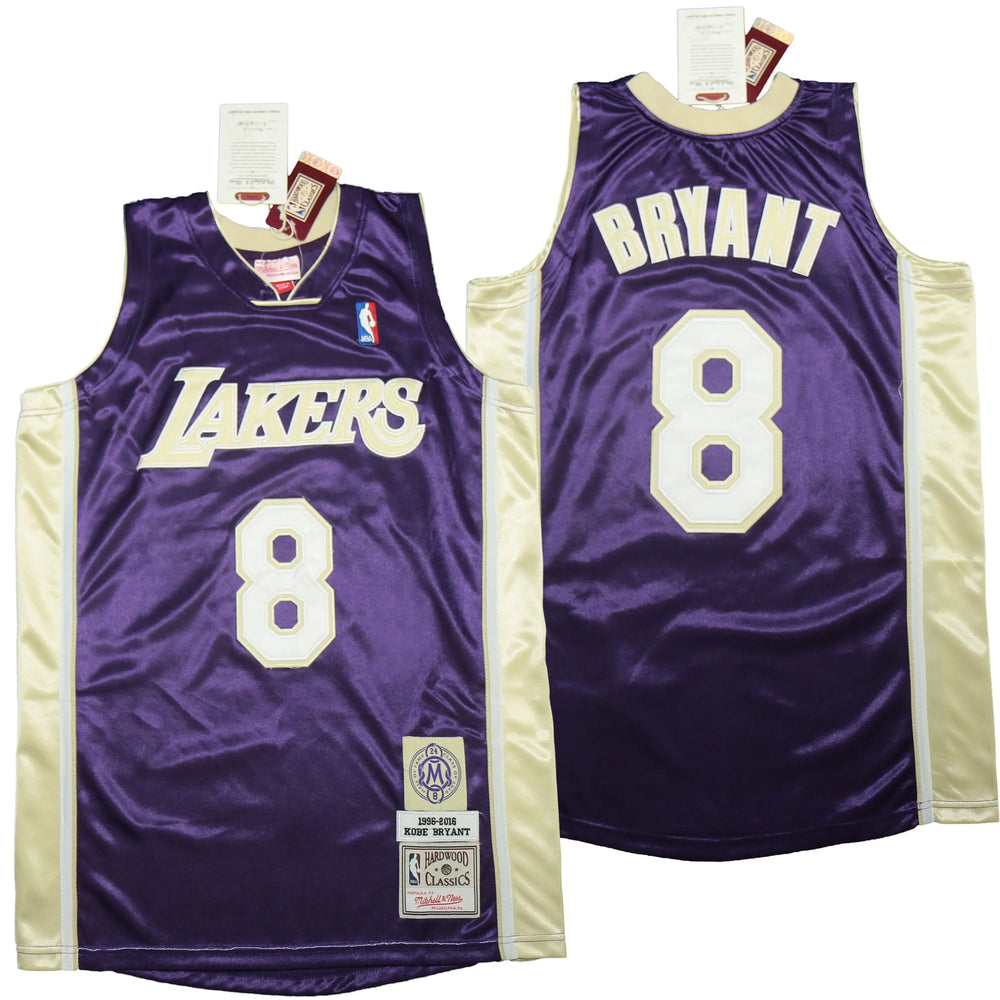 NBA Retro Purple Jersey K.Bryant N.8 Los Angeles Lakers Mamba Hall of Fame