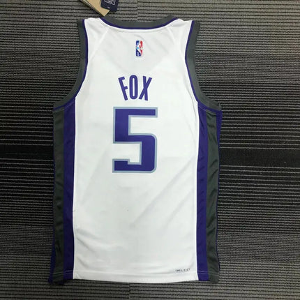 NBA Sacramento Kings White Jersey 2021/22