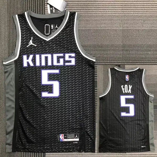 NBA Sacramento Kings Black Jersey 2021/22