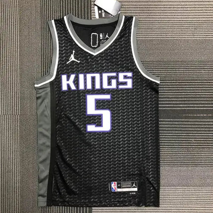 NBA Sacramento Kings Black Jersey 2021/22