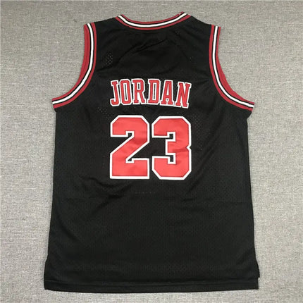 NBA Black Jersey Kids Chicago Bulls