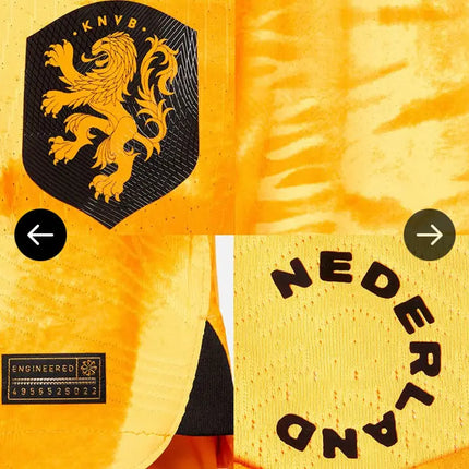 Netherlands Home Jersey 2022/23 (National Teams)