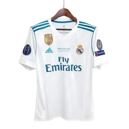 REAL MADRID CHAMPIONS LEAGUE FINAL 2018 JERSEY [WITH PATCHES INCLUDED]