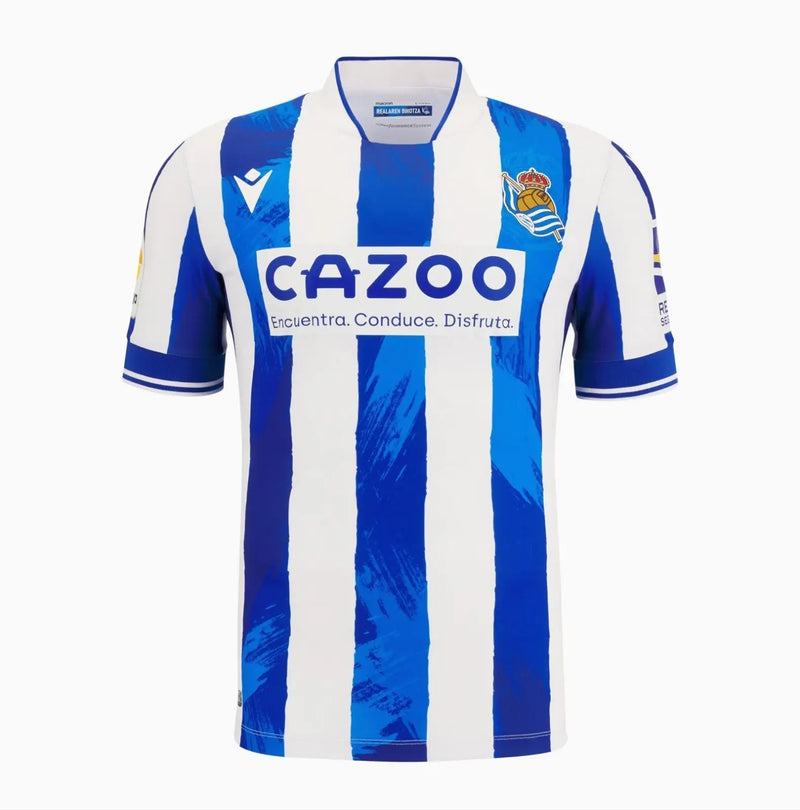 Real Sociedad Home Jersey 2022/23 (with XXXL Size and Kids' Size)