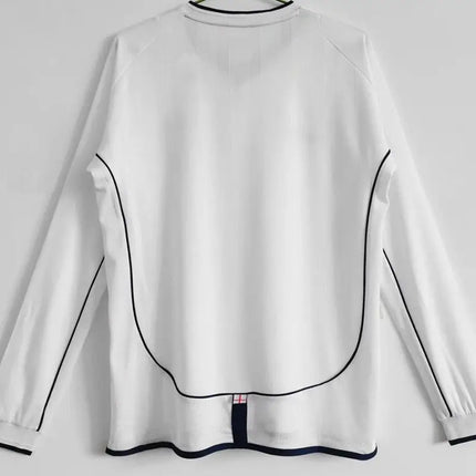 Retro England Long Sleeve Home Shirt 2002/03 (National Teams)