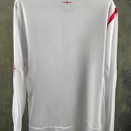 England Home Long-Sleeve Retro Shirt 2006/07 (National Teams)