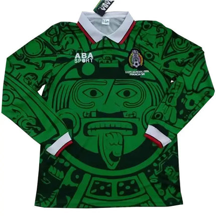 Mexico Home 1998/99 Long Sleeved Retro Shirt (National Teams)